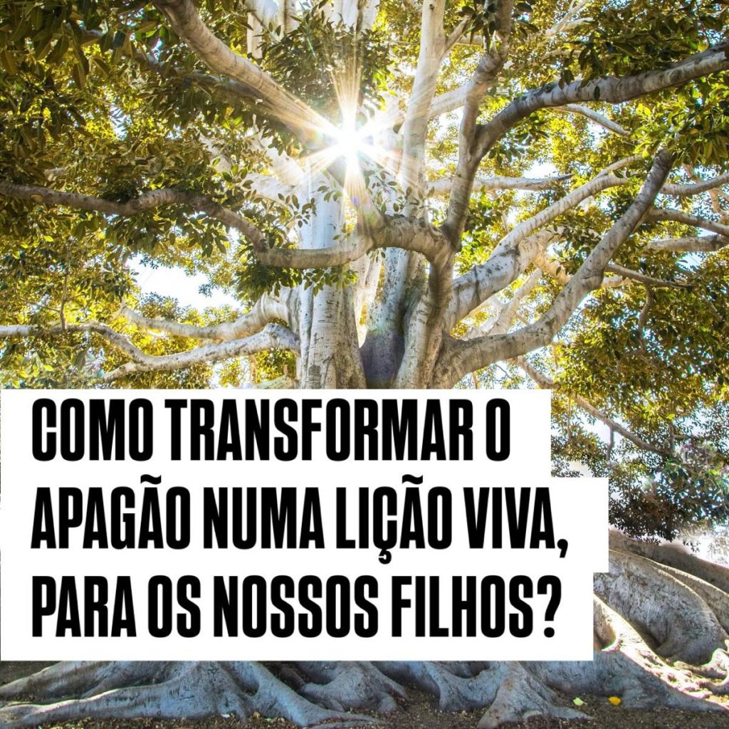 Como transformar o apagão numa lição viva, para os nossos filhos?